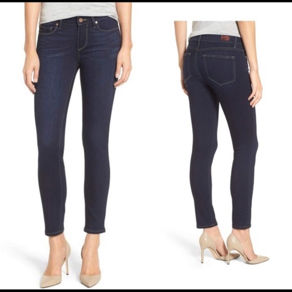 Paige Verdugo Ultra Skinny Dark Blue Jeans size 27 - Picture 7 of 7